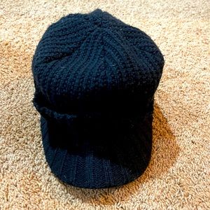 North face brimmed knit hat